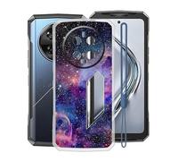 KJYFOANI Custodia per Doogee V40 Pro, Trasparente Morbido Silicone Protettiva Case, Ultra Sottile Anti-Graffio TPU Bumper Cover per Doogee V40 Pro (6.78") - WMA511