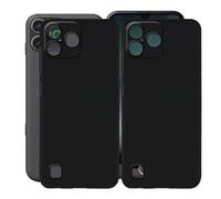 KJYFOANI Custodia per Doro Aurora A30 (6.10"), Nero Morbido Silicone Ultra Sottile TPU Protezione Case,Anti-Graffio Antiurto Bumper Guscio Cover per - [2 pezzi]