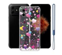KJYFOANI Custodia per Gigaset GX30(6.58")-Trasparente-YQ29 | Silicone TPU Case,Morbido,Anti impronte digitali,Impermeabile,Resistente ai graffi，Antiterremoto，Antiscivolo