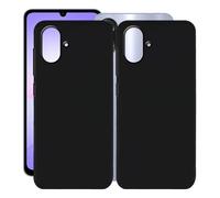 KJYFOANI Custodia per Samsung Galaxy A07 4G (6.70"), Nero Morbido Silicone Ultra Sottile TPU Protezione Case,Anti-Graffio Antiurto Bumper Guscio Cover per - [2 pezzi]