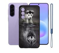 KJYFOANI Custodia per Samsung Galaxy Quantum7(6.70")-Nero-A27 | Silicone TPU Case,Morbido,Anti impronte digitali,Impermeabile,Resistente ai graffi，Antiterremoto，Antiscivolo