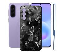 KJYFOANI Custodia per Samsung Galaxy Quantum7(6.70")-Nero-W17 | Silicone TPU Case,Morbido,Anti impronte digitali,Impermeabile,Resistente ai graffi，Antiterremoto，Antiscivolo
