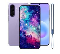 KJYFOANI Custodia per Samsung Galaxy Quantum7(6.70")-Nero-WMA64 | Silicone TPU Case,Morbido,Anti impronte digitali,Impermeabile,Resistente ai graffi，Antiterremoto，Antiscivolo