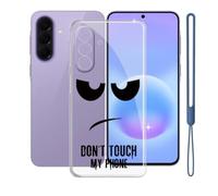 KJYFOANI Custodia per Samsung Galaxy Quantum7(6.70")-Trasparente-DU05 | Silicone TPU Case,Morbido,Anti impronte digitali,Impermeabile,Resistente ai graffi，Antiterremoto，Antiscivolo