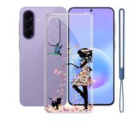 KJYFOANI Custodia per Samsung Galaxy Quantum7(6.70")-Trasparente-WM49 | Silicone TPU Case,Morbido,Anti impronte digitali,Impermeabile,Resistente ai graffi，Antiterremoto，Antiscivolo