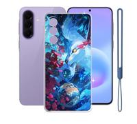 KJYFOANI Custodia per Samsung Galaxy Quantum7(6.70")-Trasparente-XT144 | Silicone TPU Case,Morbido,Anti impronte digitali,Impermeabile,Resistente ai graffi，Antiterremoto，Antiscivolo