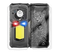 KJYFOANI Custodia per Ulefone Armor 29 Ultra (6.67") Cover Trasparente Morbida Silicone TPU Case Antiurto Bumper + 3 Pezzi Vetro Temperato Pellicola Protettiva - Cristallo