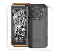 KJYFOANI Custodia per Ulefone Armor X32 (5.65") Cover Trasparente Morbida Silicone TPU Case Antiurto Bumper + 2 Pezzi Vetro Temperato Pellicola Protettiva - Cristallo