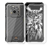 KJYFOANI Custodia per Ulefone RugOne Xever 7 Pro (6.67") con 3 X Vetro Temperato Pellicola Protettiva, Morbido Silicone Case - Antigraffio Bumper Cover per - Trasparente