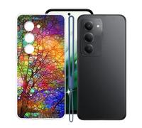 KJYFOANI Custodia per Xiaomi Redmi Note 15R (6.90") Cover Trasparente Ultra Sottile Morbida TPU Silicone Protettiva Case Antiurto Anti-graffio Bumper -Ramo dell'albero