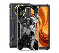 KJYFOANI per Cubot KingKong Ace 5 (6.75") Custodia, Trasparente Morbido Silicone Protettiva Case, Ultra Sottile Anti-Graffio TPU Bumper Cover per - W11