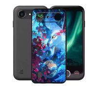 KJYFOANI per Doro Aurora A10 (4.50") Cover, Nero Morbido Silicone Ultra Sottile TPU Protezione Case, Antiurto Anti-Graffio Bumper Custodia per - Lupo spaziale