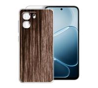 KJYFOANI per Oppo A6i+ 5G (6.75") Custodia, Trasparente Morbido Silicone Protettiva Case, Ultra Sottile Anti-Graffio TPU Bumper Cover per - Stili di legno