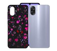 KJYFOANI per Samsung Galaxy A07 4G (6.70") Cover, Nero Morbido Silicone Ultra Sottile TPU Protezione Case, Antiurto Anti-Graffio Bumper Custodia per - XT105