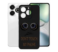 KJYFOANI per Umidigi Note 100x 5G (6.80") Cover, Nero Morbido Silicone Ultra Sottile TPU Protezione Case, Antiurto Anti-Graffio Bumper Custodia per - Non toccarmi A