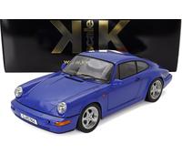 KK 1/12 PORSCHE 911 964 RS COUPE 1992 CERCHI SPEEDLINE RIMS BLU MODELLINO AUTO