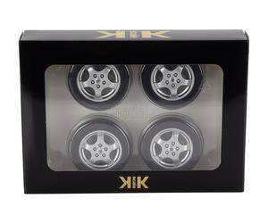 KK 1/12 SET 4x RUOTE GOMME CERCHI PER PORSCHE 911 964 RS COUPE 1992 MODELLISMO