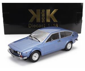 KK 1/18 EPOCA ALFA ROMEO ALFETTA 1600 GTV 1976 BLU MODELLINO STATICO DIECAST