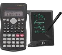 KK-82MS-B/KK-82MS-D Calcolatrice Scientifica Portatile per Ingegneria con Tastiera Scrivibile Easerabile da 4,4 Pollici LCD, Calcolatrice Notepad Professionale Portatile per Ufficio, Scuola (Nero)
