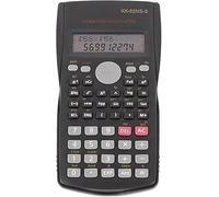 KK-82MS-D Calcolatrice scientifica portatile Calcolatrice con funzione scientifica di ingegneria con 240 funzioni Display a doppia linea per studenti scolastici Insegnanti Business Office (Nero)