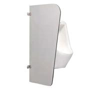 KK-GGL Divisorio per orinatoio da parete, divisorio per WC pubblico per uomo, divisorio per bagno pubblico, deflettore per orinatoio moderno, cerniera in acciaio inossidabile, schermo privacy per WC