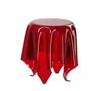 KK-GGL Piccolo tavolino in acrilico, elegante tavolino da caffè galleggiante, tavolo decorativo in lucite trasparente, espositore per decorazioni per la casa, tavolino da caffè trasparente a cascata