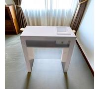 KK-GGL Semplice Tavolo Da Manicure, Scrivania Per Unghie Bianca Con Cassetti Di Stoccaggio, Scrivania Per Salone Per Unghie Per Negozio Di Manicure, Scrivania Della Stazione Di Lavoro,80cm