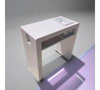KK-GGL Semplice Tavolo Da Manicure, Scrivania Per Unghie Bianca Con Cassetti Di Stoccaggio, Scrivania Per Salone Per Unghie Per Negozio Di Manicure, Scrivania Della Stazione Di Lavoro,100cm
