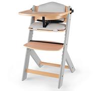Seggiolone con cuscino ENOCK legno grigio