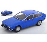 KK SCALE 1/18 ALFA ROMEO ALFETTA 2000 GTV 1976 BLU MODELLINO STATICO DIECAST