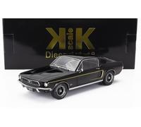 KK SCALE 1/18 FORD MUSTANG GT FASTBACK 1968 NERO MODELLINO STATICO DIECAST