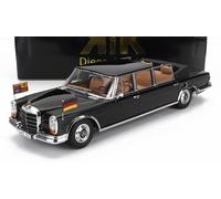 KK SCALE 1/18 MERCEDES BENZ S-CLASS 600 PULLMAN REGINA ELISABETTA II 1965 NERO