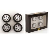 KK SCALE 1/18 MODELLISMO ACCESSORI SET GOMME RUOTE CERCHI PER FERRARI F40