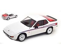 KK SCALE 1/18 PORSCHE 924 MARTINI 1985 BIANCO MODELLINO STATICO DIECAST
