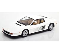 KK Scale Ferrari Testarossa 1984 Bianca Miami Vice 1:18 Collezione Dettagliata Automobile Maschio 14+ Tutti Collezionisti Miami Vice Auto Classica
