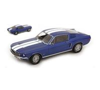 KK SCALE FORD MUSTANG GT FASTBACK 1968 BLUEMETALLIC/WHITE 1:18 - KKDC181394