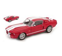 KK SCALE FORD MUSTANG SHELBY GT500 1967 RED/WHITE 1:12 - KKDC120173