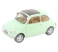 MODELLINO AUTO EPOCA STATICO KK SCALE FIAT 500F CUSTOM 1968 VERDE SCALA 1:12