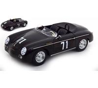 KK SCALE KKDC120097 PORSCHE 356 A SPEEDSTER N.71 STEVE 1955 BLACK 1:12 Modellino
