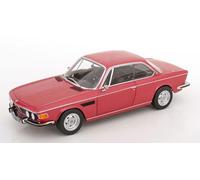 MODELLINO AUTO STATICO KK BMW 3.0 CSI E9 COUPE 1971 CERCHI ALLUMINIO ROSSO 1/12