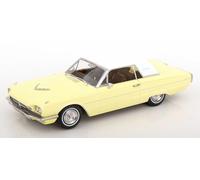 KK Scale KKDC181344 - For. Thunderbird Hardtop Coupe Yellow & White 1966 - scala 1/18 - modellino auto