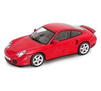 KK Scale Modellino Porsch. 911 TURBO RED 2000 scala 1/18 in Metallo