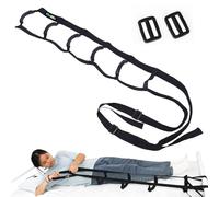 KkaFFe Scaletta da letto, dispositivo di assistenza per trazioni e seduti con 6 maniglie, cinghia regolabile per scaletta da letto, corda per letto, per anziani, anziani, incinte, disabili, lesioni