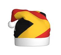 KKAFGBV Cappello da Babbo Natale classico della Repubblica Democratica di Timor Est, unisex, perfetto per feste di Natale e Capodanno