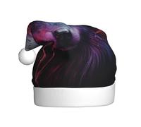 KKAFGBV Classico un lupo blu e rosso stampato Natale, per feste di Natale e regali, cappello da neve invernale