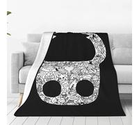 KKARNXOR Hollow Game Knight Coperta da tiro per uomini e donne Coperta da viaggio Accogliente coperta di flanella Decor Coperte accoglienti per tutte le stagioni 60"x50"