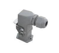 KKCZOFMJ Connettori per impieghi gravosi DHC-HA-003 3 pin 4 pin 5 pin 7 pin 10 A spina industriale HQ-005 16A connettore rettangolare in metallo pesante (angolo 8 nuclei)
