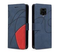 KKEIKO Cover Compatibile con Xiaomi Redmi Note 9 PRO/Redmi Note 9S, Antiurto Custodia in PU Pelle, Magnetico Protettiva Cover a Libro per Xiaomi Redmi Note 9 PRO/Redmi Note 9S, Blu