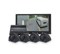 KKGHYYMG Macchina Fotografica panoramica Camara Auto 360 dell'automobile panoramica del Camper dell'autobus del Camion 3D for Le Automobili con Full HD 1080p 360 Gradi(360SVM(excl Monitor))