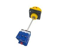 KKHCMZPI Serie YMD11-B con Interruttore di sezionamento a palo di prolunga Pannello con Lucchetto Montaggio su Guida DIN 3/4P Selettore a camma Rotante On-off Sostituisci LW30(40A 4P)